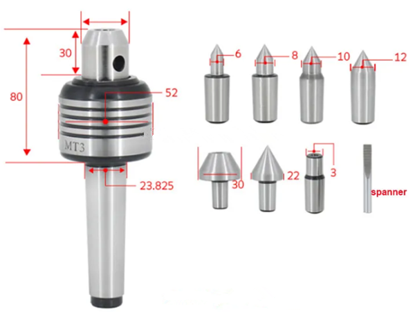 Değiştirilebilir noktalara sahip MT3 CNC hareketli merkezler-MWMECHPARTS